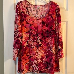 Croft & Barrow 3/4 sleeve top